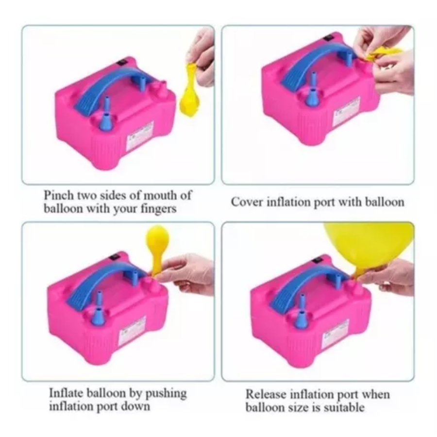 Miniatura 4 de Inflador Eléctrico De Globos 600watts